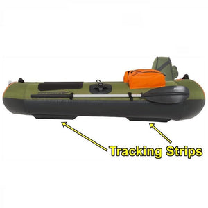 Sea Eagle PackFish7 Inflatable Fishing Boat tracking strips for enhanced performance. 