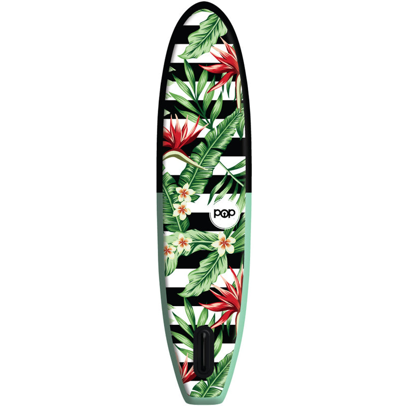 Royal Hawaiian SUP Mint-Black full back-view.