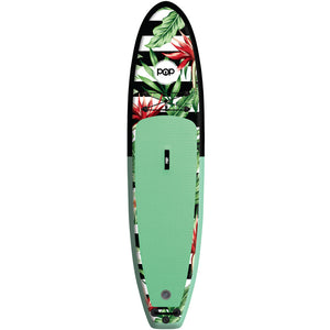 Royal Hawaiian SUP Mint-Black full frontal-view.