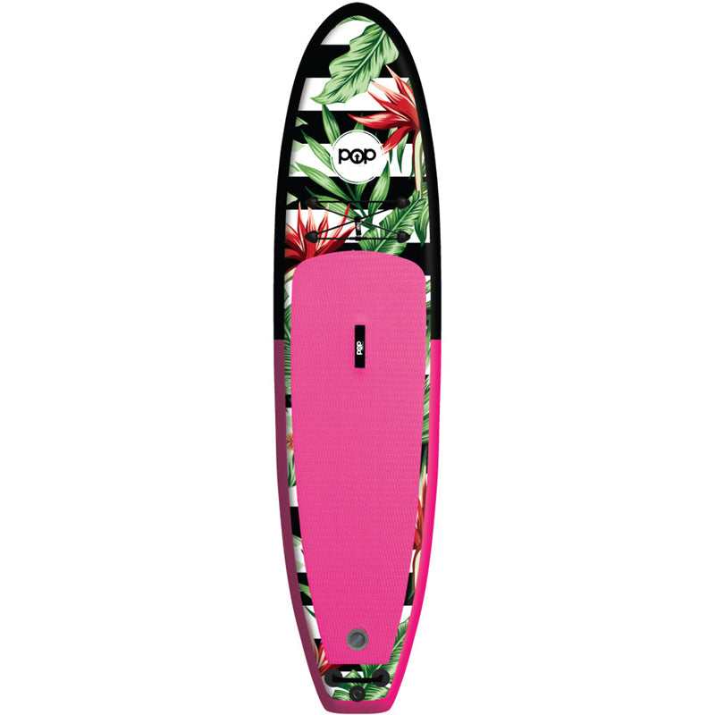 Royal Hawaiian SUP Pink-Black full frontal-view.