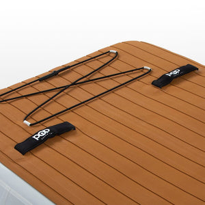 POPUP Plank Inflatable Dock zoomed in details: PVC.