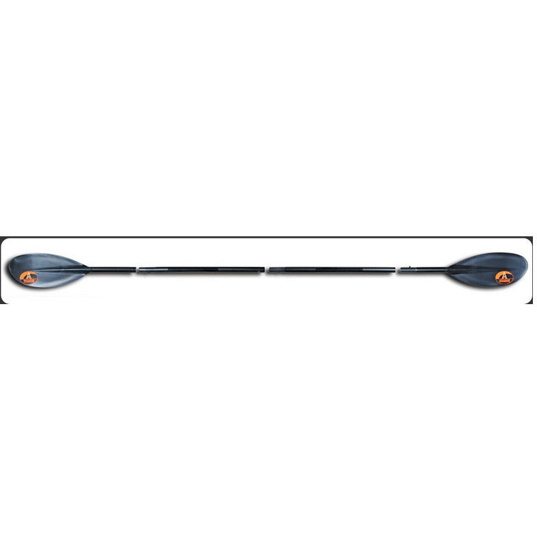 Black Advanced Elements PackLight Kayak Paddle with Advanced Elements logo on the blade.