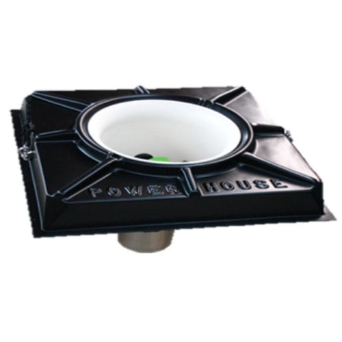 Bearon Aquatics F1000DP Surface Aerator. All black with white shroud inside.