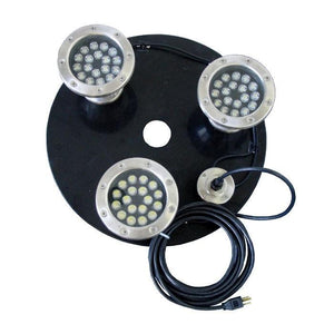 Power House Olympus Fountain (3) 18-Watt White LED Lights