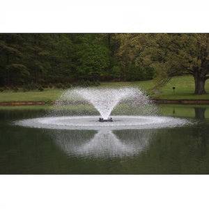 The aerating fountain spray after installing a Replacement Propeller and Disc for PowerHouse F500F and F1000F Aerating Fountain