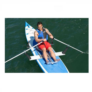 Sea Eagle Universal QuikRow™ Kit attached to an inflatable SUP.  Makes it easy to paddle across the lake. 