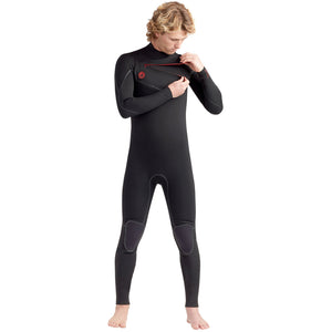 This is the front view of Body Glove Red Cell Chest Zip Wetsuit featuring the chest zip.
