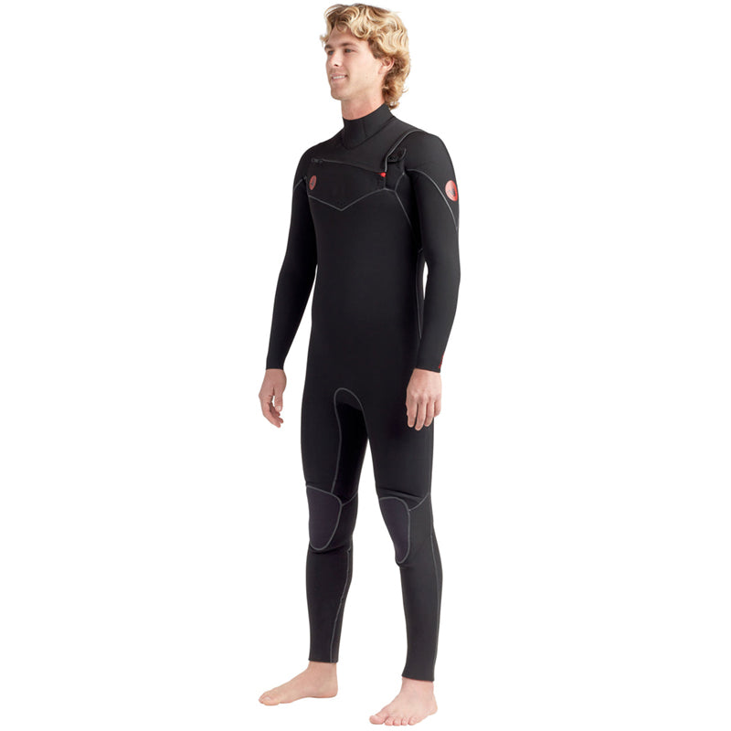 This is the left-front view of Body Glove Red Cell Chest Zip Wetsuit.