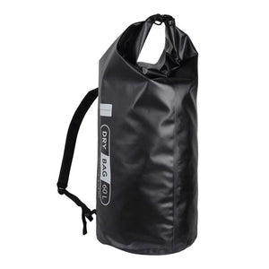 This is the 60-litre black Singing Rock Dry Bag.
