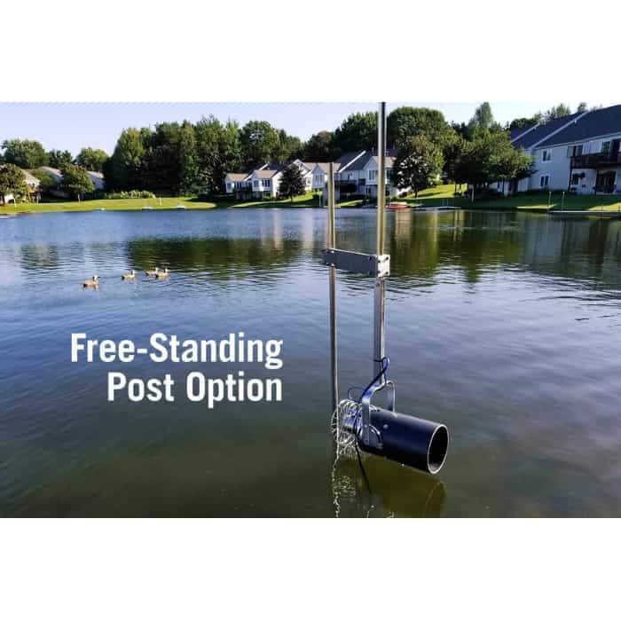 Scott Aerator Dock Mount Aquasweep Free Standing Post Option ready to go.