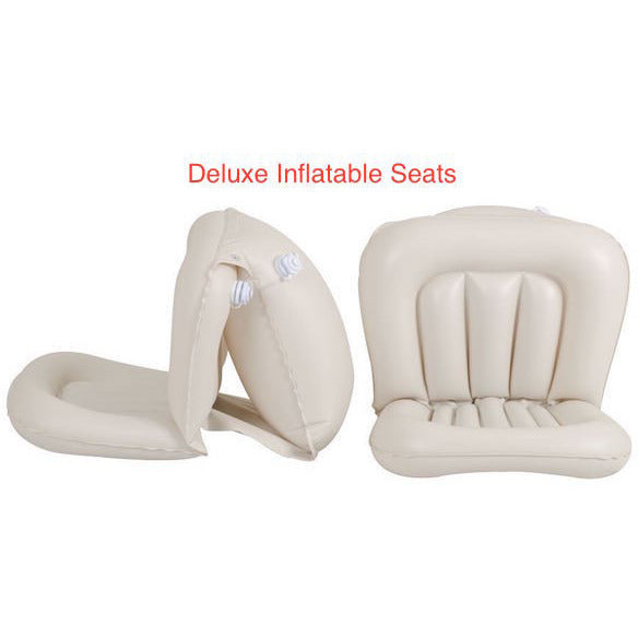 Sea Eagle 330 Sport Inflatable Kayak inflatable seats close up.