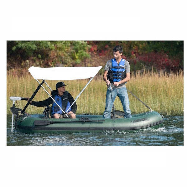 Outboard inflatable boat - Stealth Stalker 10 - SeaEagle.com - rigid / open  / for fishing
