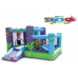 KidWise Zoo Park Bounce House with Ball Pit