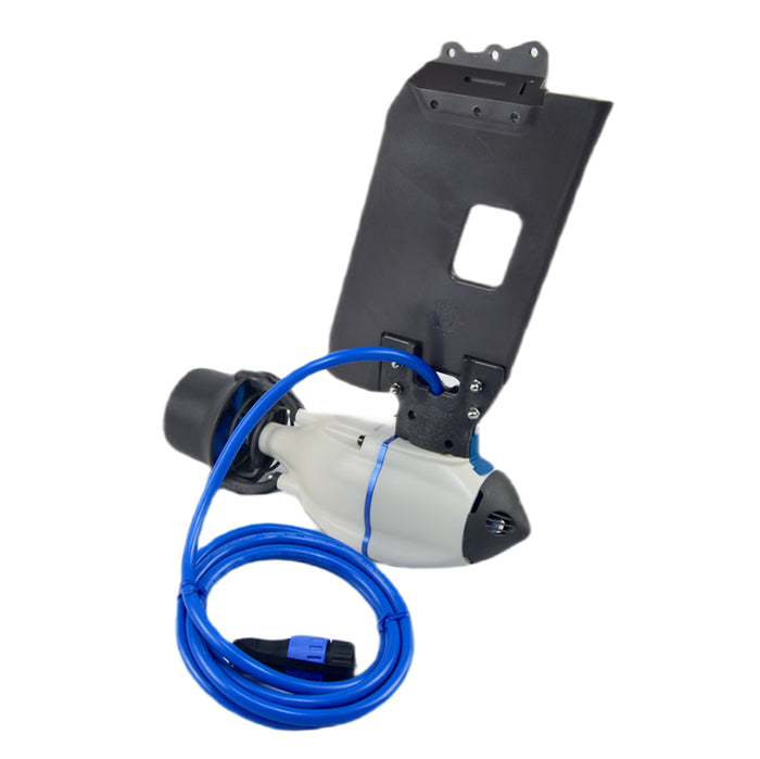 Hobie Twist and Stow Rudder Adapter attached to the J-2 Motor