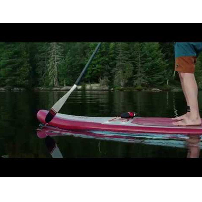 Level Six Twelve Six HD Inflatable SUP on the water.