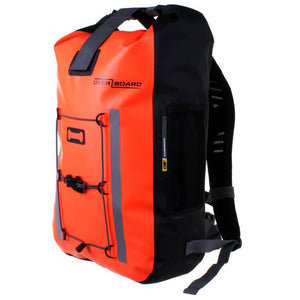This is the color orange variation of the Overboard PRO-VIS Backpack.